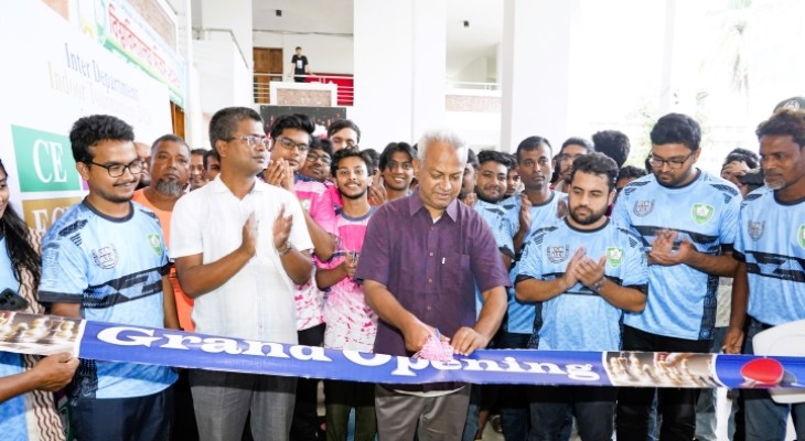 কুয়েটে ‘আন্তঃবিভাগ ইনডোর টুর্নামেন্ট ২০২৬’ এর উদ্বোধন